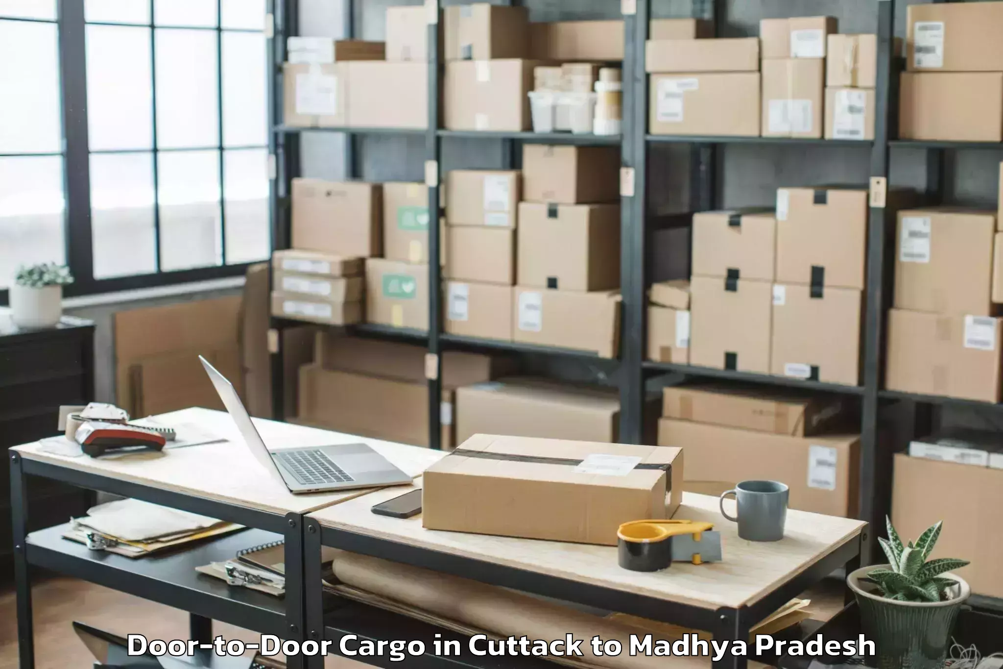 Hassle-Free Cuttack to Tonk Khurd Door To Door Cargo